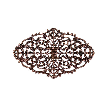 Elegant Dapt Filigree, European made Antiqued Copper-Plated Brass