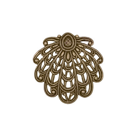 Filigree - Shell - Antiqued Brass