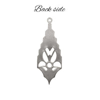 Setting - Pendant - for SS12 Round Flat Back Stones - Antiqued Silver