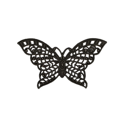 Butterfly Filigree - Medium - Black Brass