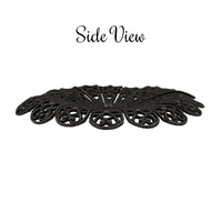 Dapt Daisy Flower Shaped Filigree with Independent Petals - Black Brass