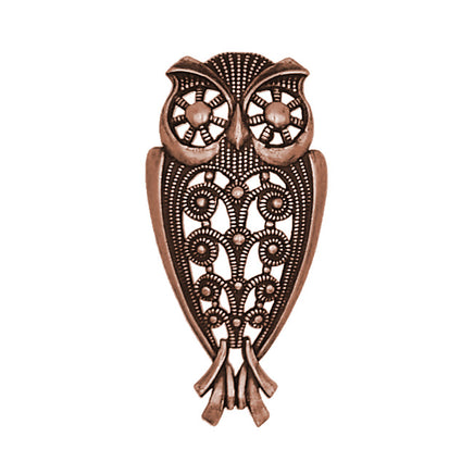 steampunk jewelry-making supplies owl filigree