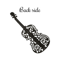 Violin Filigree - Blackened Brass