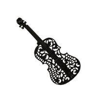 Violin Filigree - Blackened Brass