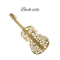 Violin Filigree - Raw Brass